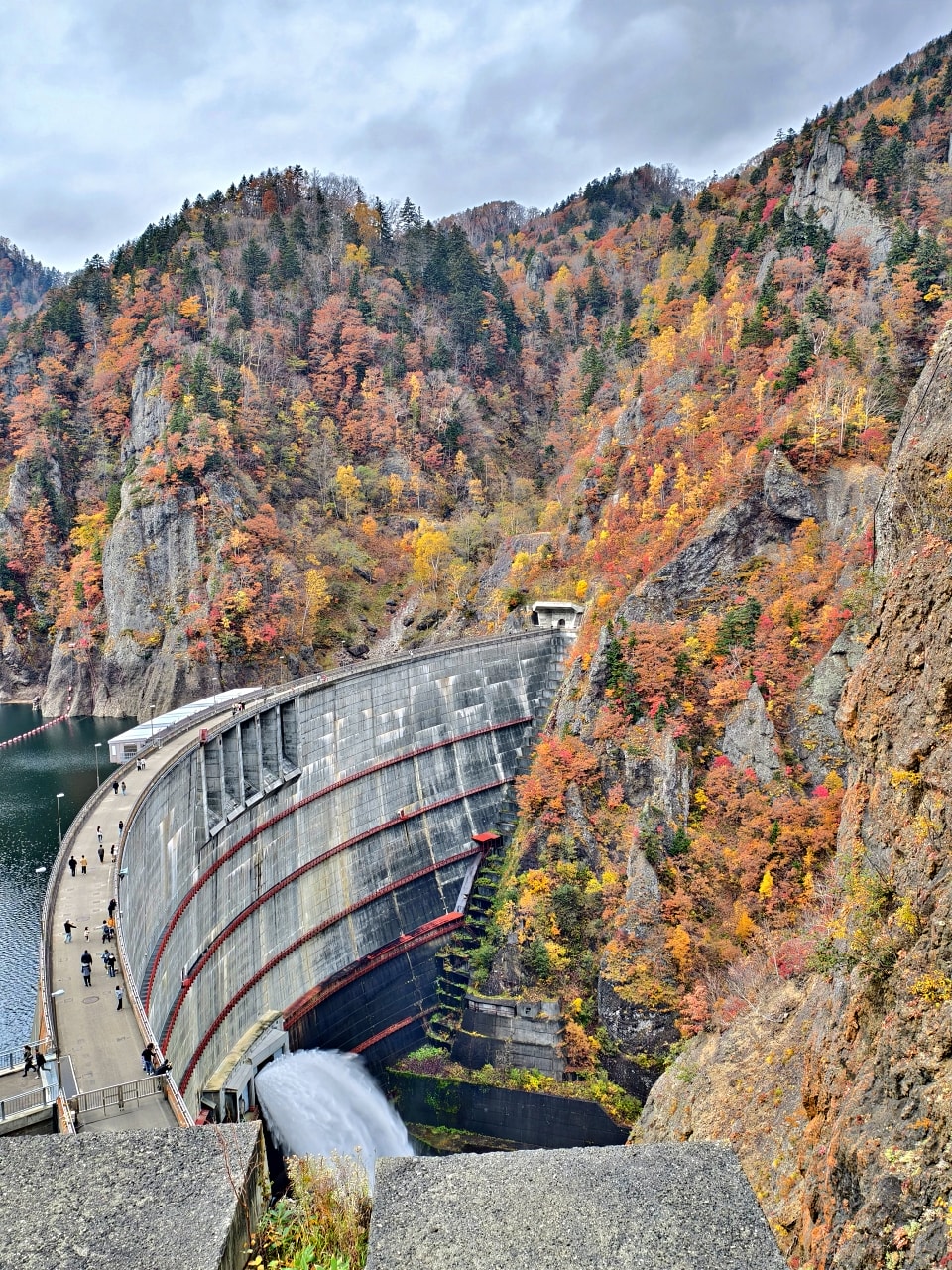 北海道 ｜2025 尋找楓紅角落。北海道神宮。豐平峽岩壁楓葉