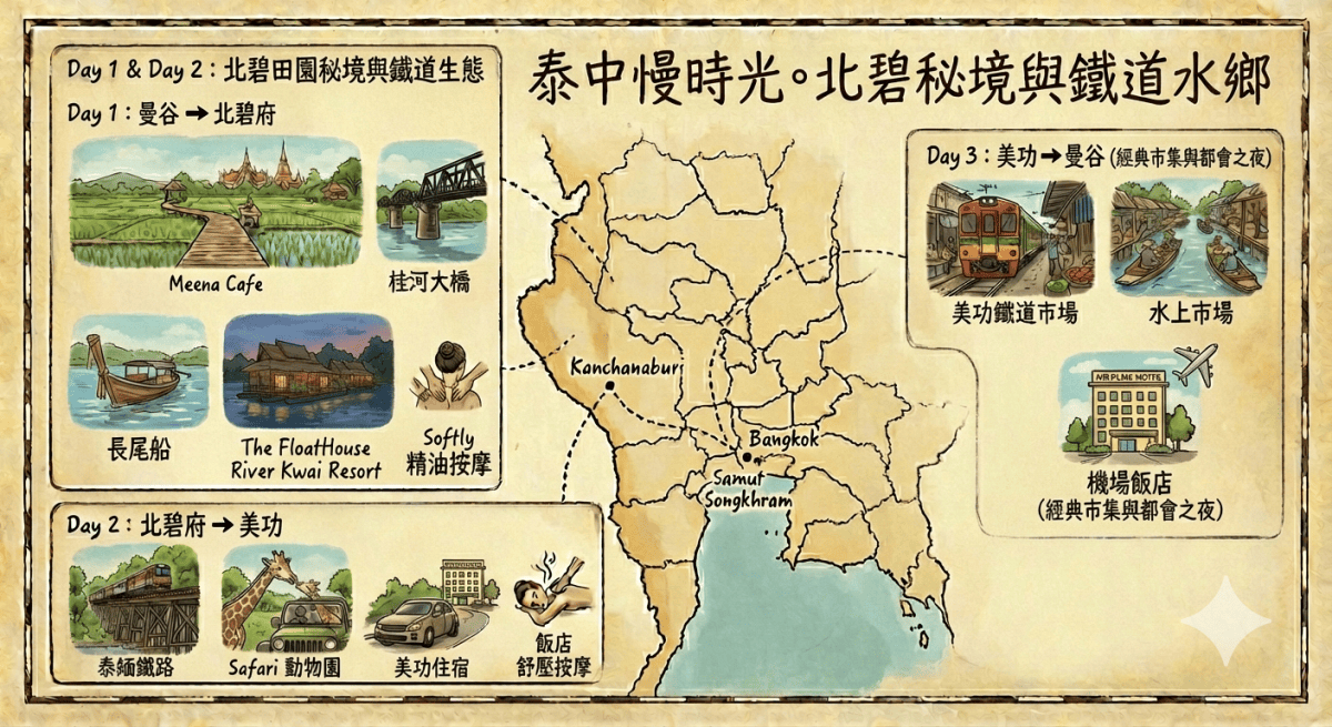 2026 | 泰國好好玩＿清邁。北碧府。美功
